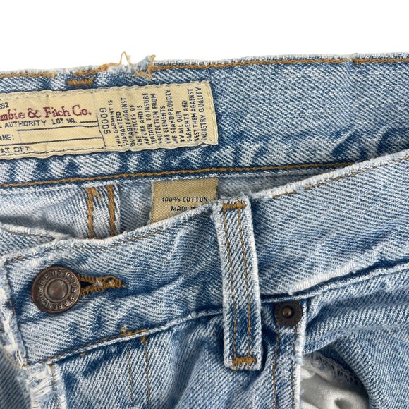 Vintage Abercrombie & Fitch Co. Men's Jeans Light Wash Cotton Size 30X30 - Picture 3 of 7